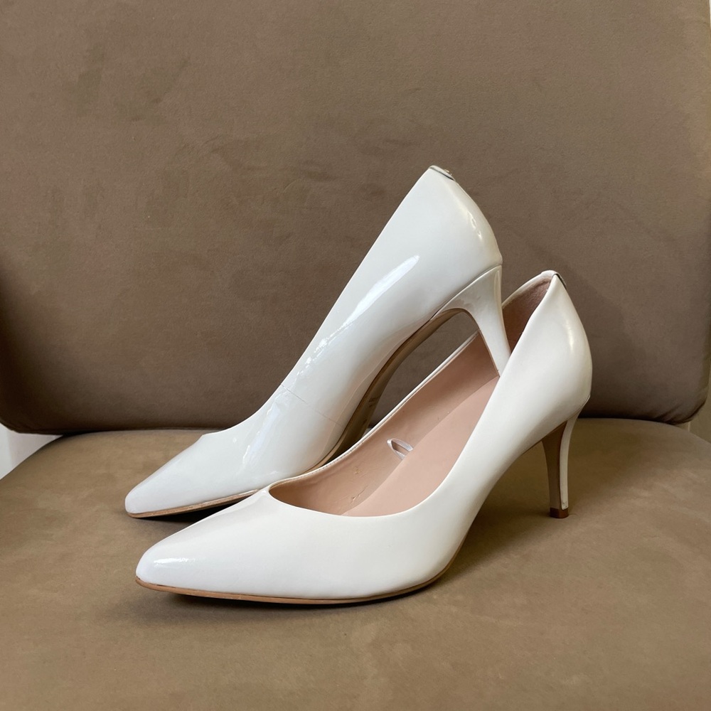 Kate Spade Classic White Heels